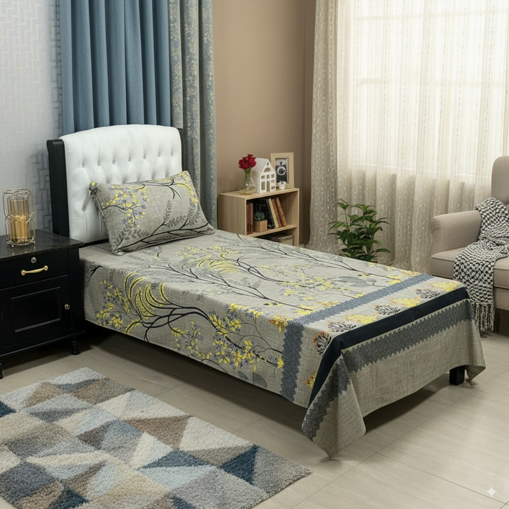 single bedsheet