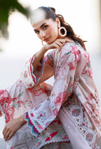 Women Unstitched— Digital Linen 3-Piece &cutwork embroidery