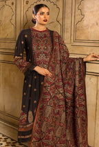 Women unstitched -3PC Dhanak Embroidered Suit
