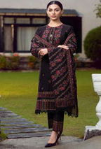 3PC Embroidered Shirt With Heavy Embroidered Dhanak Shawl