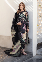 Digital Printed Slub Khaddar 3-Piece — Airjet Quality