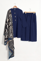 Grip 3 Piece Shirt & Trouser Set – Premium Grip Fabric | Ready to Wear Standard Size