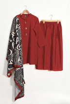 Grip 3 Piece Shirt & Trouser Set – Premium Grip Fabric | Ready to Wear Standard Size