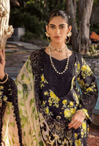 Luxury Linen 3-Piece Unstitched Embroidered Suit | Digital Printed Design