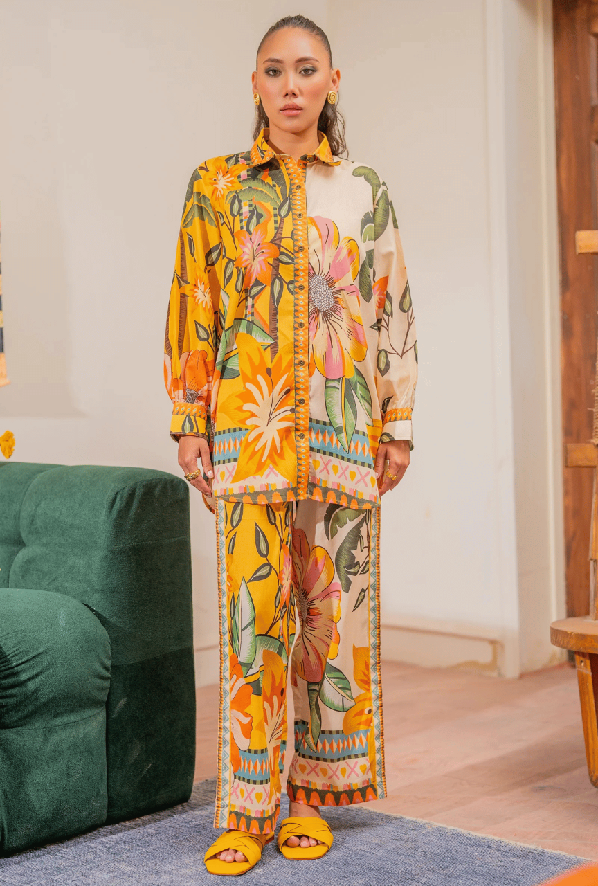 New Arrival Stitched 2-Piece Printed Suit in Premium Grip Fabric – Ready to Wear