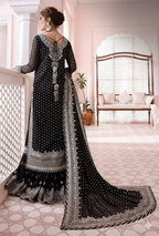 Chiffon 3-Piece Suit – Heavy Embroidery & Spangle Work