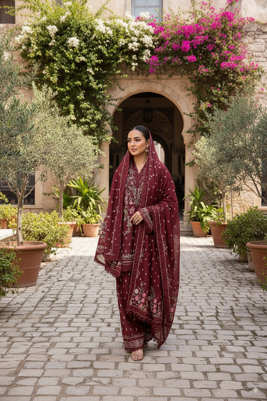 Dhanak Luxury Embroidered Collection