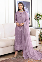 Luxury Fully Embroidered Spangle Work Suit