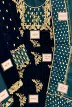 Luxury Velvet — Heavy Embroidered 3-Piece Winter Suit (Ready to Wear Dupatta)