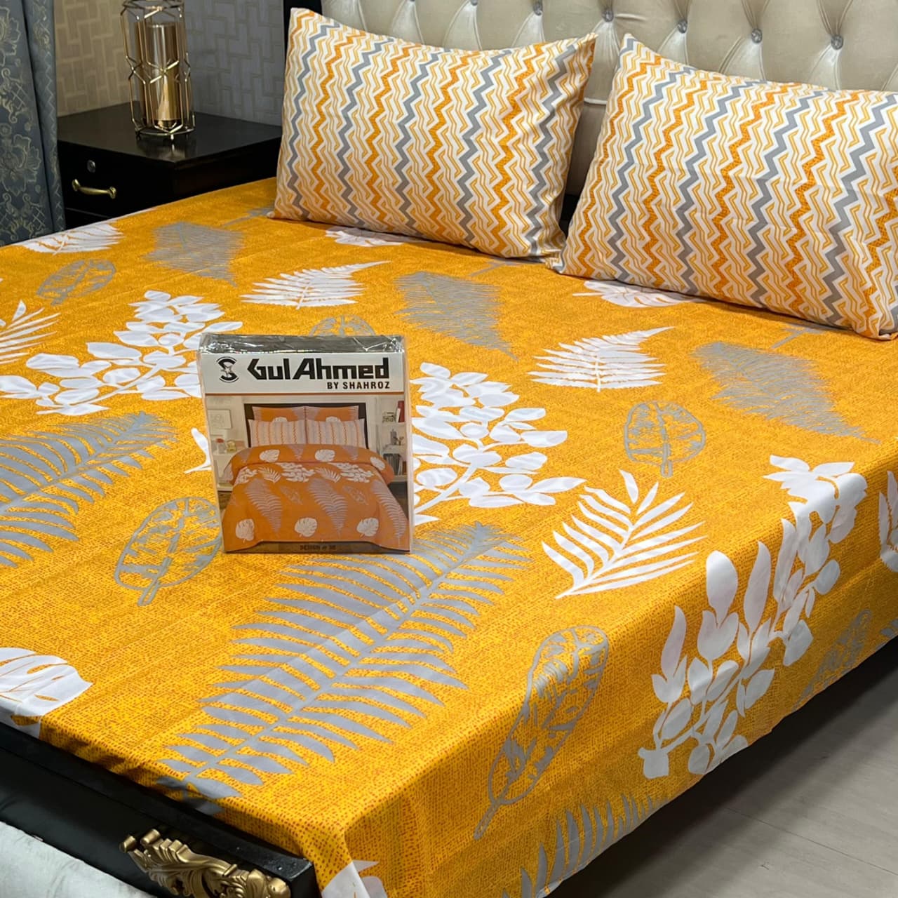 Gift Pack Bedsheet – 3-Piece Full Printed, King Size (Cotton Mix)