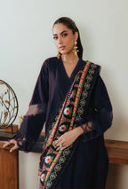 Premium Embroidered 3PC unstitched-With Head Embroidered Patch