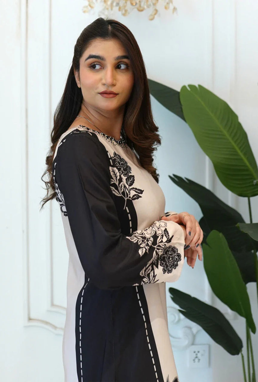 Stitched 2 Piece Printed Shirt & Trouser – Premium Grip Fabric