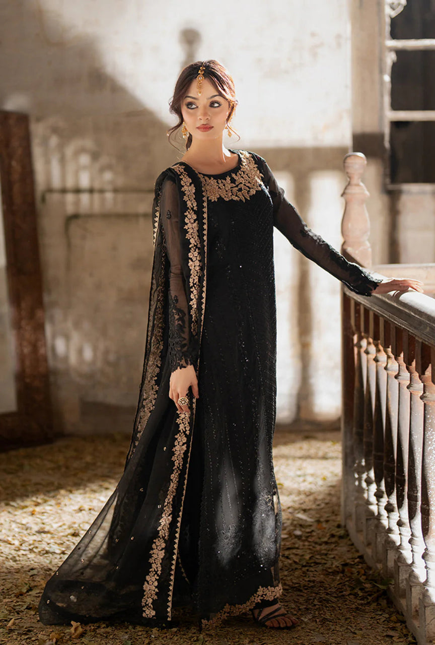 Luxury 3-Piece Suit Chiffon Embroidered Unstitched
