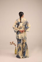 3 Piece Unstitched Digital Printed Silk Suit