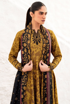 Women Unstitched— Digital Linen 3-Piece & cutwork embroidery