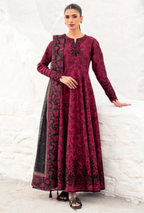 Women Unstitched— Digital Linen 3-Piece & cutwork embroidery