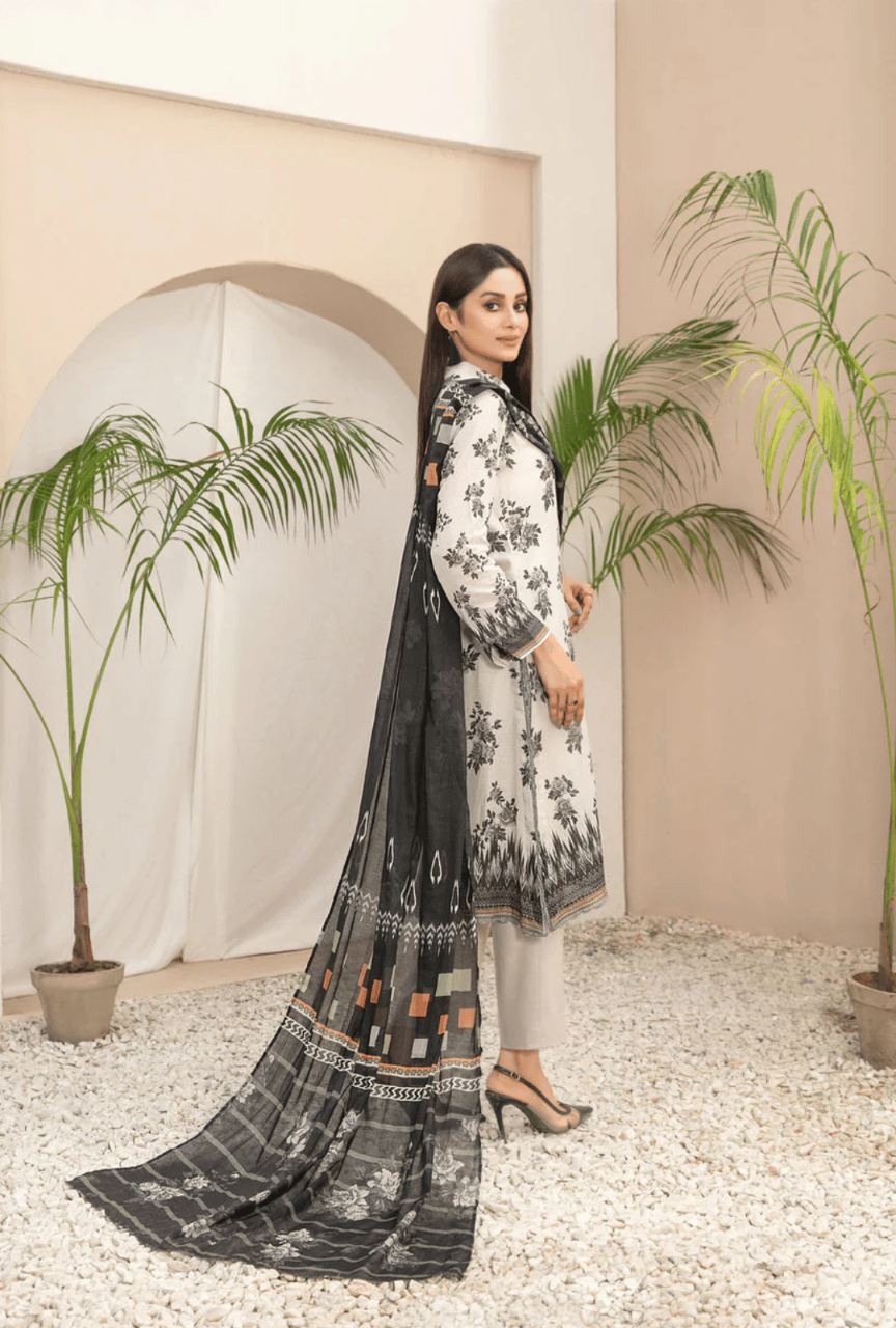 Khaddar — Embroidered 3-Piece Unstitched