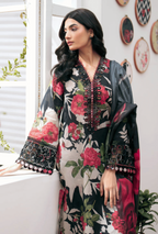 Unstitched 3 Piece Digital Printed Khaddar Suit With Printed Khaddar Dupatta