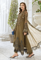 Unstitched Embroidered Chiffon Suit"24