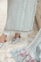 Unstitched Embroidered Chiffon Suit"24