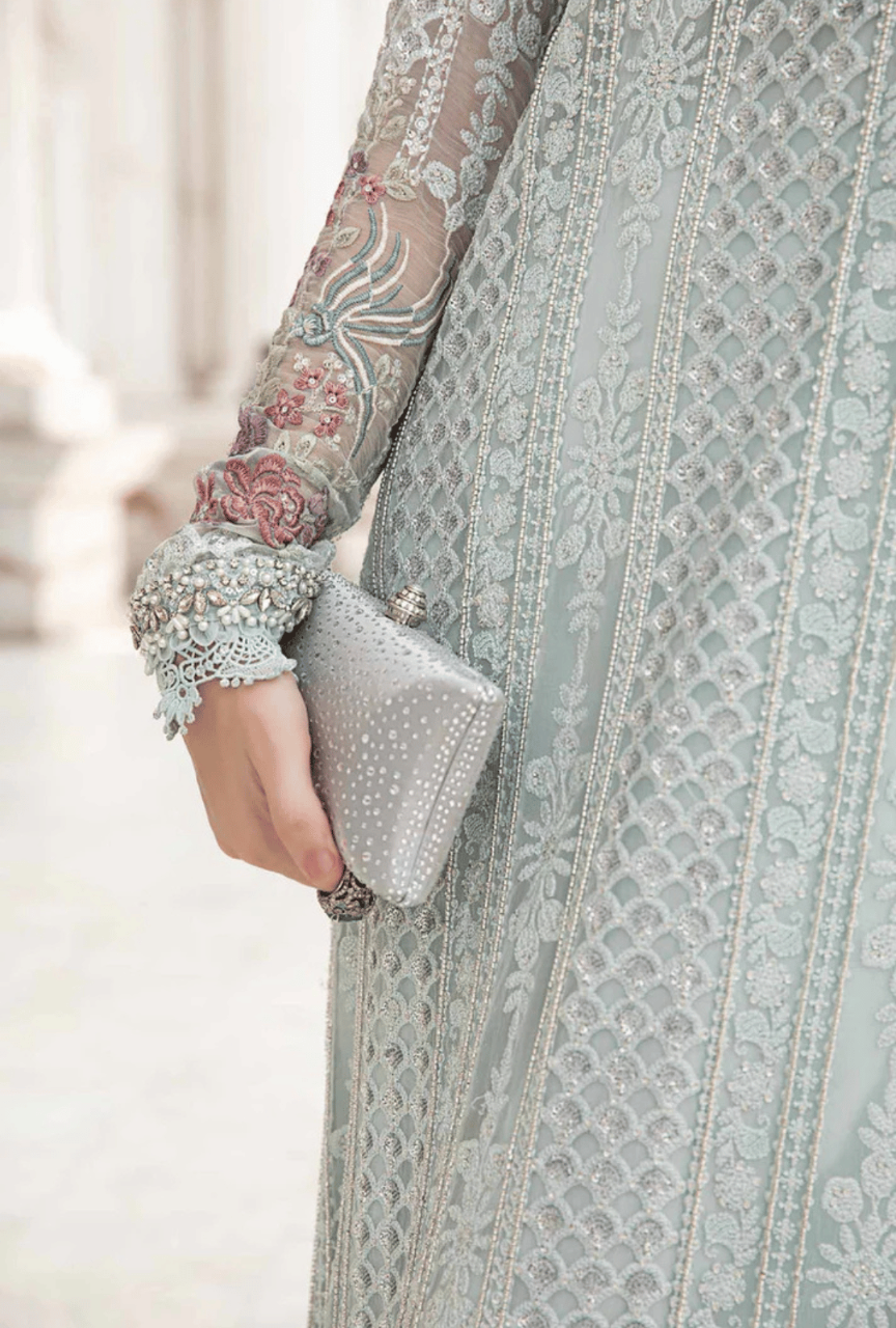 Unstitched Embroidered Chiffon Suit"24