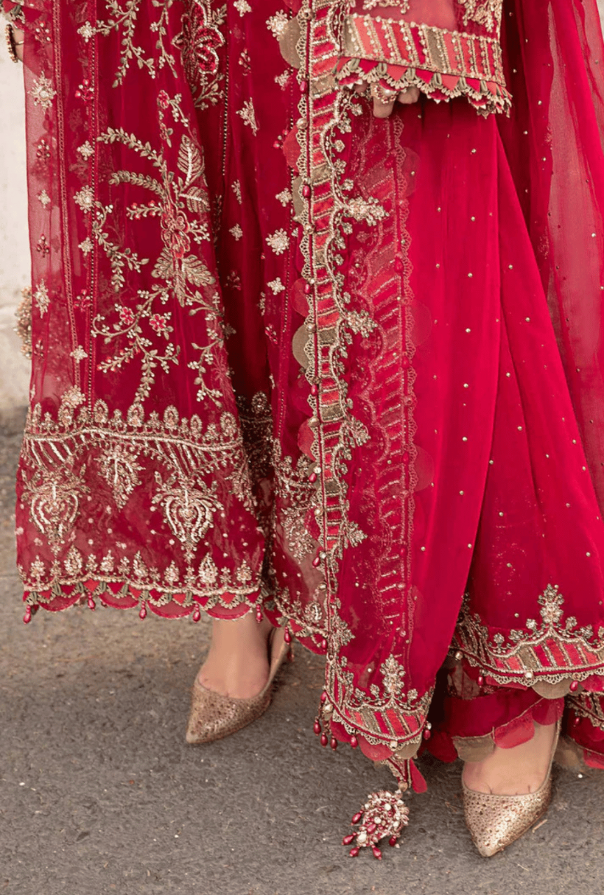 Unstitched Embroidered Chiffon Suit"24