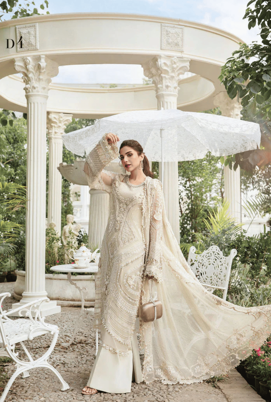 Unstitched Embroidered Chiffon Suit"24