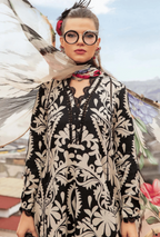 Unstitched 3 Piece Digital Printed Khaddar Suit With Printed Khaddar Dupatta