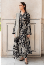Unstitched Khaddar Digital Printed 3 PEC Suit with Printed Khaddar Dupatta