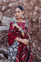 Unstitched Embroidered 3 PEC Khaddar Suit with Printed Khaddar Dupatta