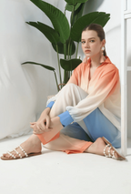 Digital Printed 3 Piece Shamooz Silk Suit – Shirt, Trouser & Dupatta (Unstitched)