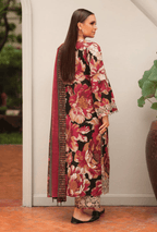 Unstitched 3 Piece Digital Printed Khaddar Suit With Printed Khaddar Dupatta