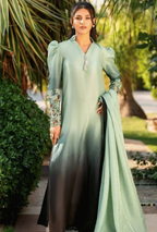 3 Piece Unstitched Digital Printed Silk Suit