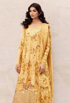 Women Unstitched— Digital Linen 3-Piece & cutwork embroidery