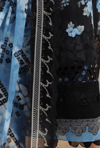 Women Unstitched— Digital Linen 3-Piece & cutwork embroidery