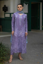 Women unstitched - 3PC Chickan Kari Embroidered Lawn Suit