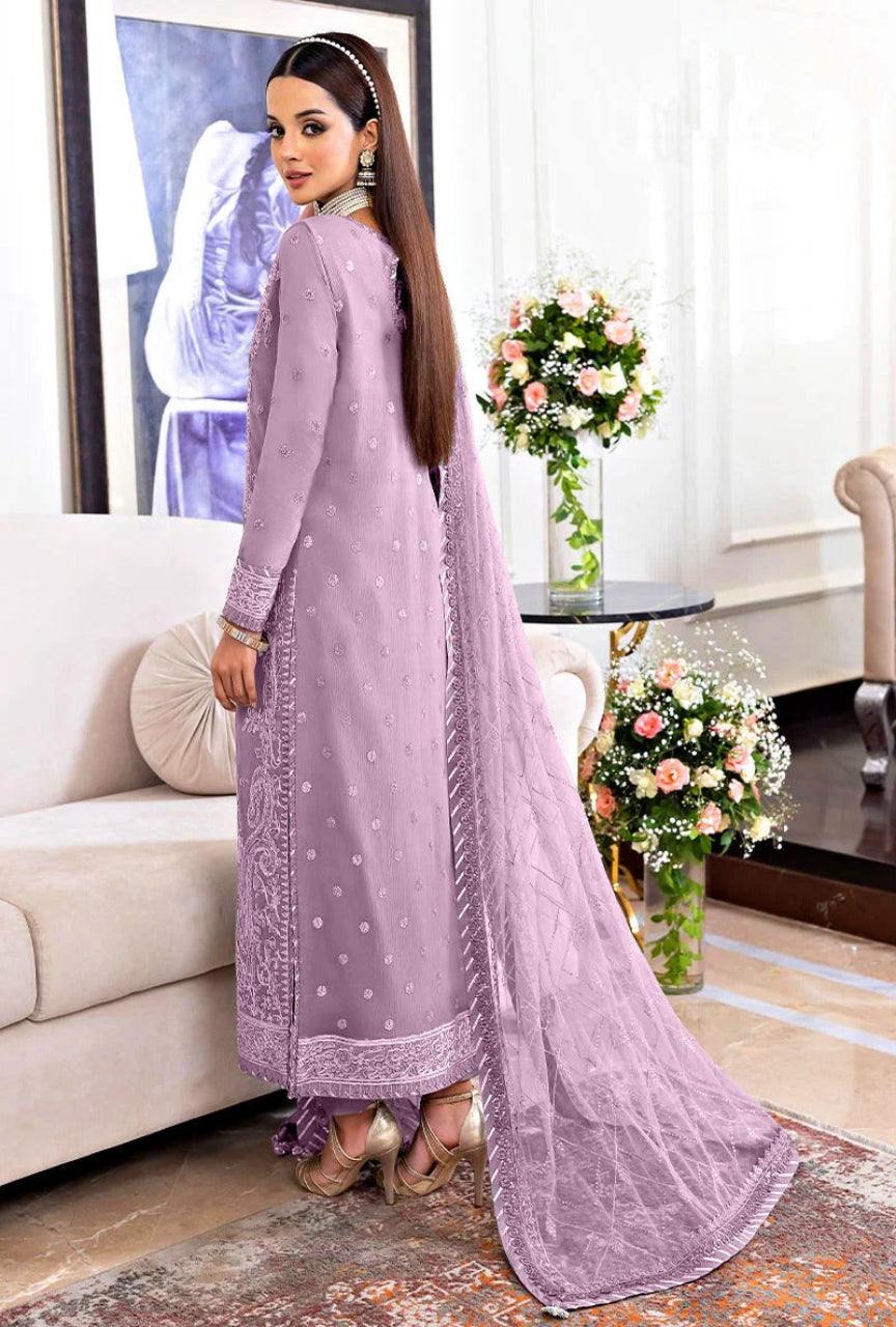 Luxury Fully Embroidered Spangle Work Suit