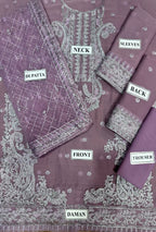 Luxury Fully Embroidered Spangle Work Suit