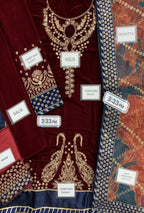 VELVET COLLECTION 2024 — Luxury Heavy Embroidered Spangle Suit