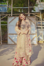 Masterpiece 2025 Bridal Organza Ensemble | Full Heavy Adda & Sequence Work