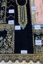 Premium Velvet Embroidery Collection | With Mysori Dupatta | 3-Piece Unstitched