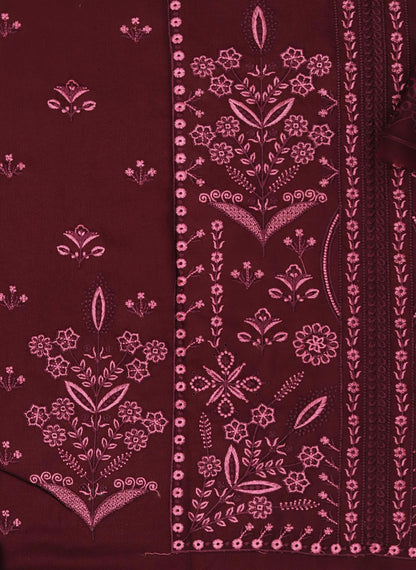 Maria B Dhanak Collection – Luxury Embroidered 3-Piece Suit with Digital Print Wool Shawl