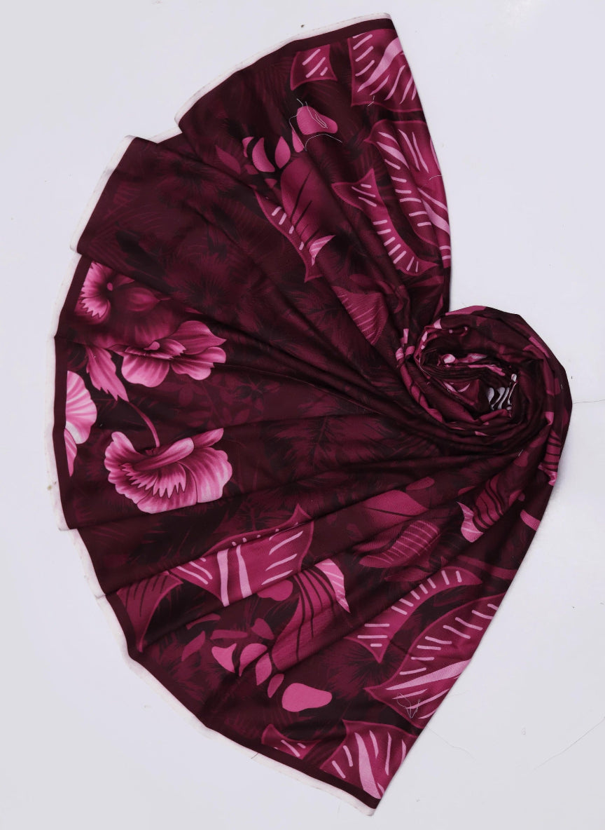 Maria B Dhanak Collection – Luxury Embroidered 3-Piece Suit with Digital Print Wool Shawl