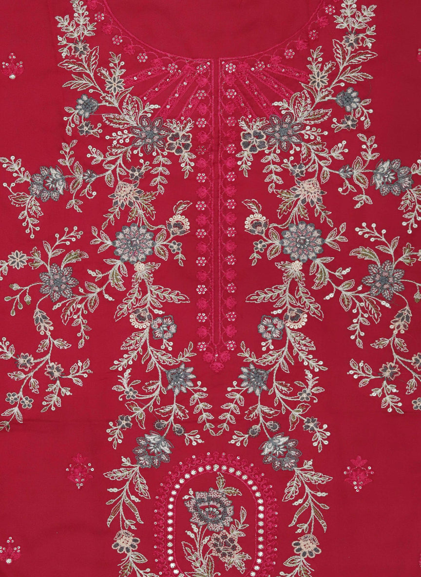 Luxury Dhank Fabric with Heavy Embroidery & Shawl Dupatta