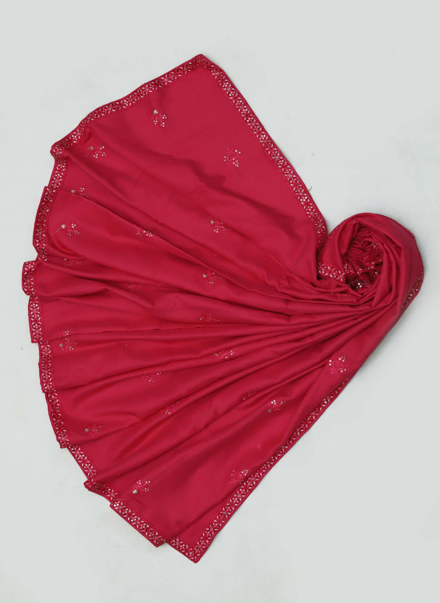 Luxury Dhank Fabric with Heavy Embroidery & Shawl Dupatta