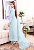 Luxury Fully Embroidered Spangle Work Suit