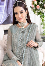 Luxury Fully Embroidered Spangle Work Suit