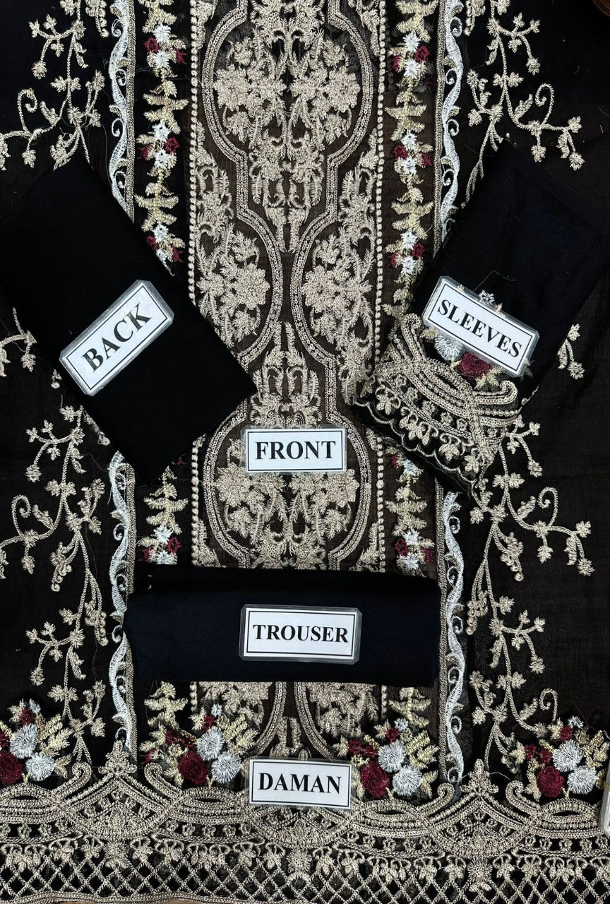 EMBROIDERY 2 Piece Chiffon