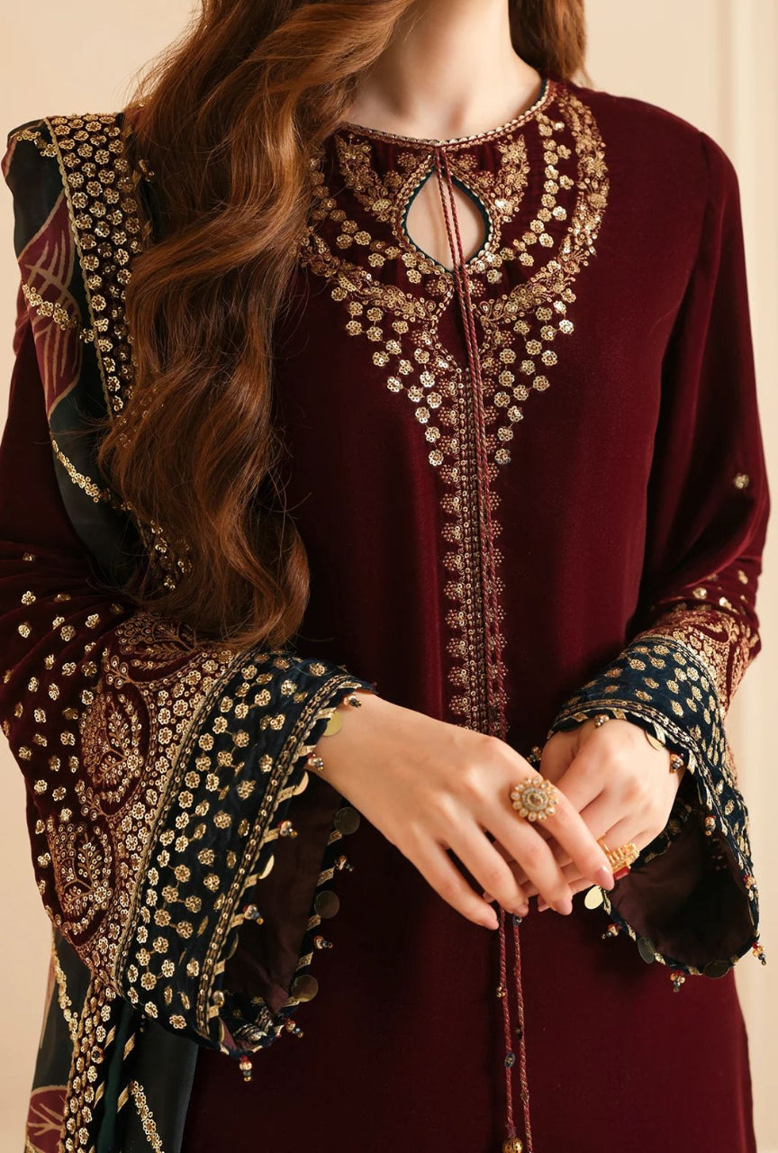 VELVET COLLECTION 2024 — Luxury Heavy Embroidered Spangle Suit