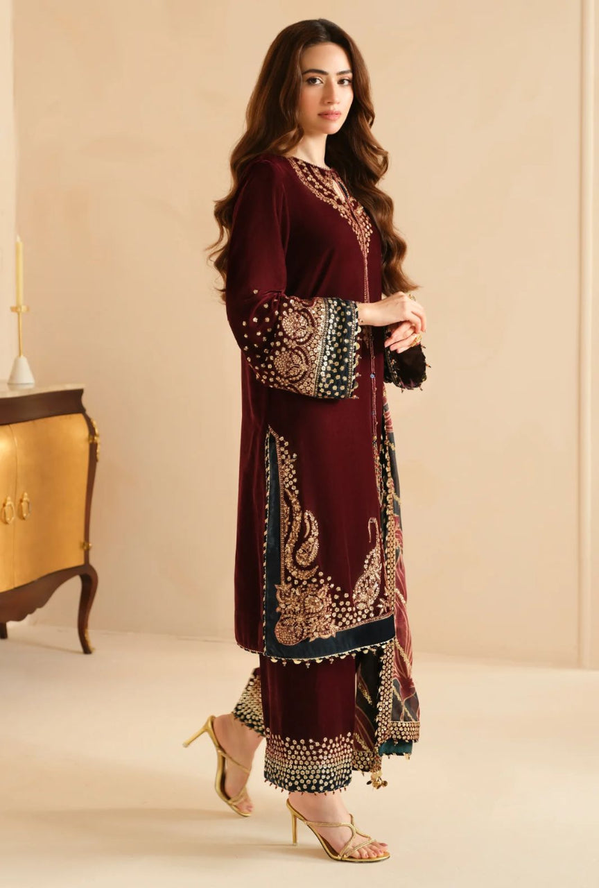 VELVET COLLECTION 2024 — Luxury Heavy Embroidered Spangle Suit